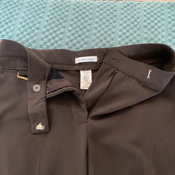 Divine Logic Brown dress pant with fake coin pocket - Picture 2 of 5